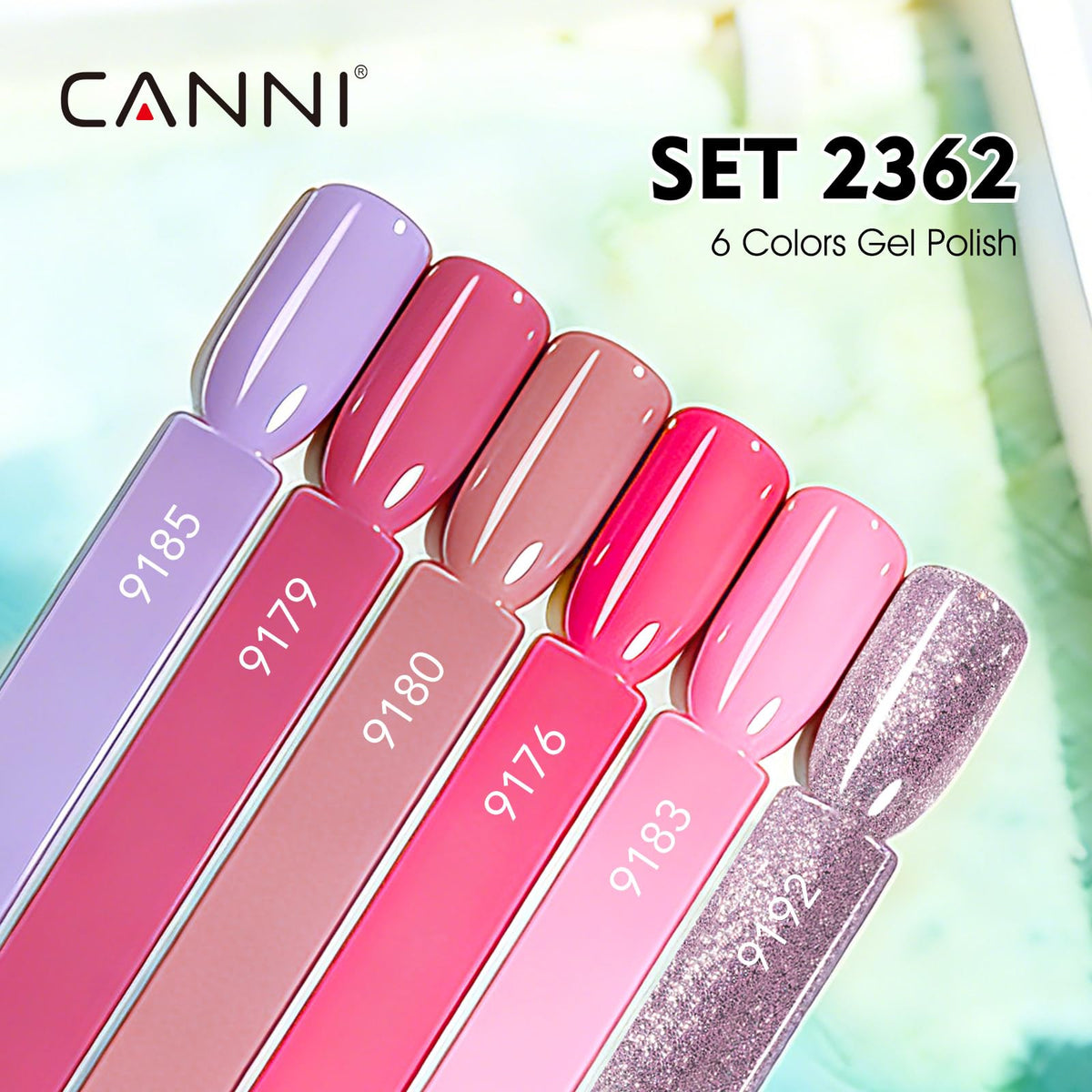 CANNI Gel Nail Polish in vibrant purple shade