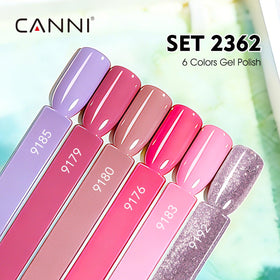 CANNI Gel Nail Polish in vibrant purple shade