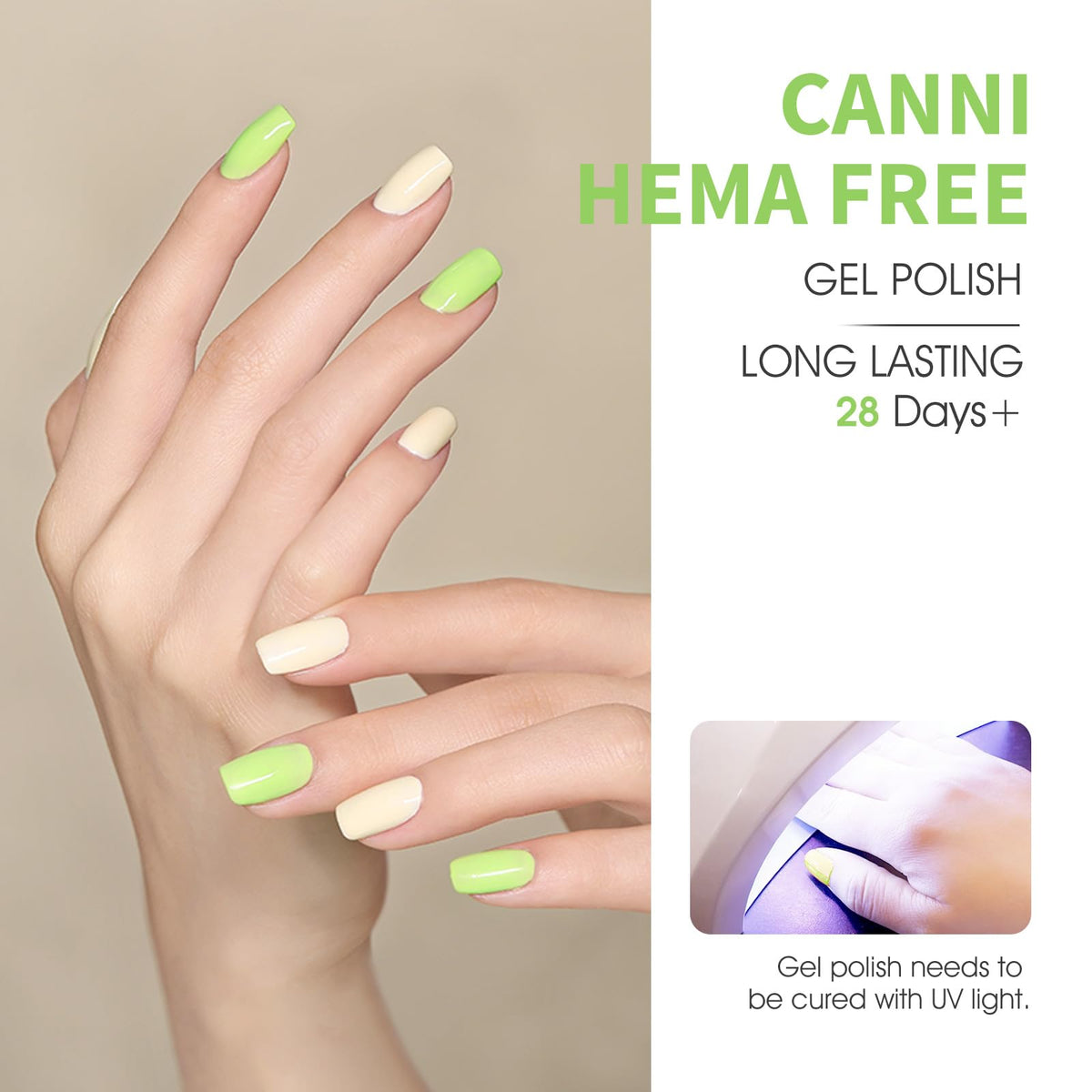 CANNI Gel Nail Polish packaging display