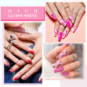 CANNI Gel Nail Polish Set 6Pcs application brush close-up