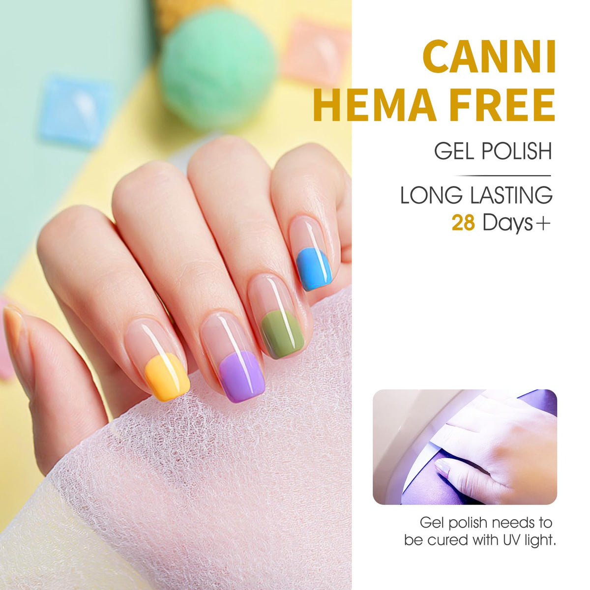 CANNI Gel Nail Polish Set beautifully packaged for gifting