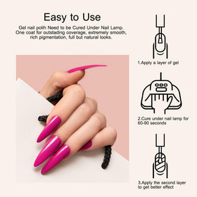 CANNI Gel Nail Polish Set displayed with nail art tools