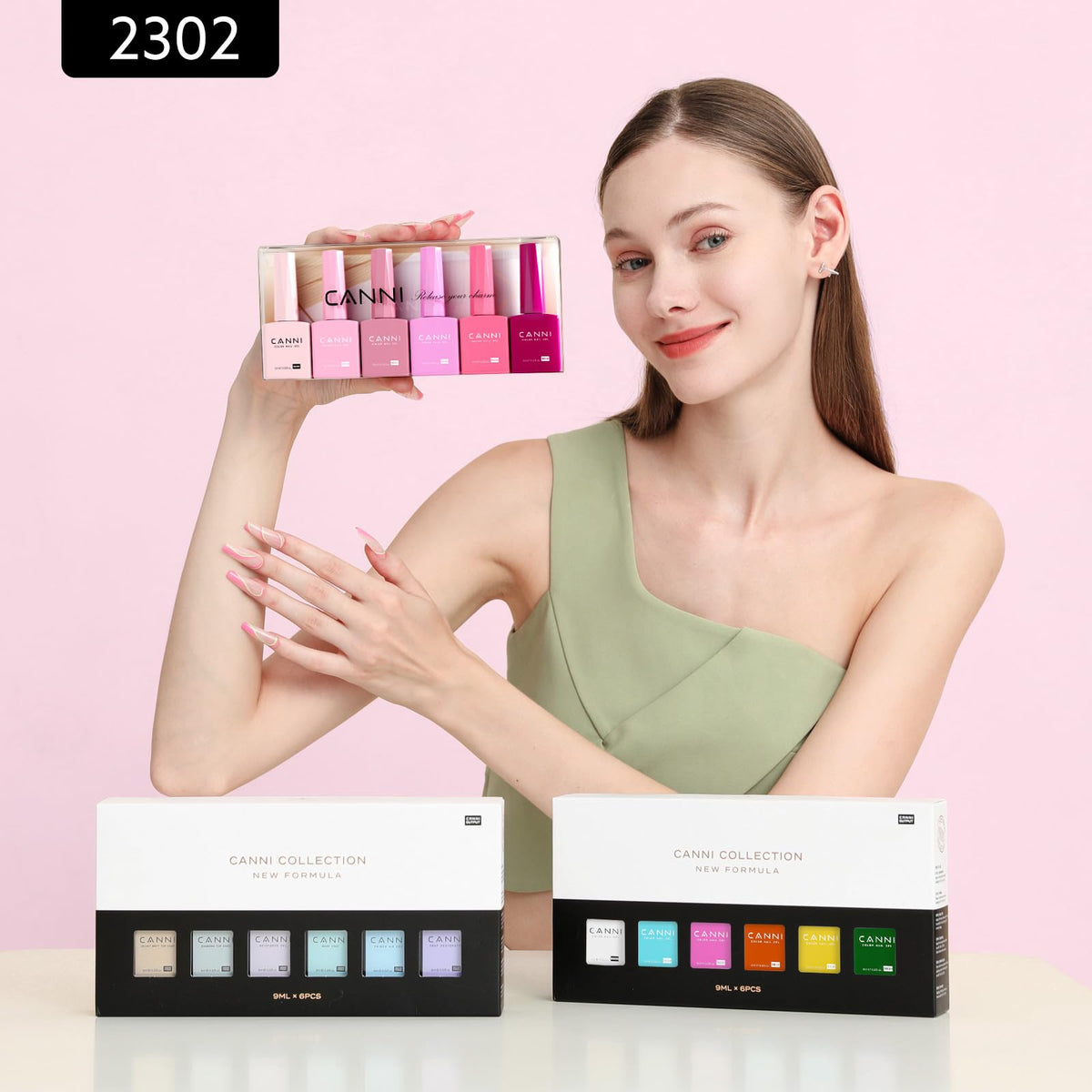 CANNI Gel Nail Polish Set in a lifestyle setting