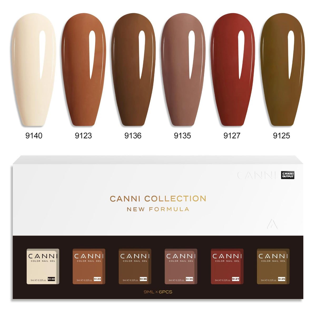 CANNI Gel Nail Polish set in gift packaging