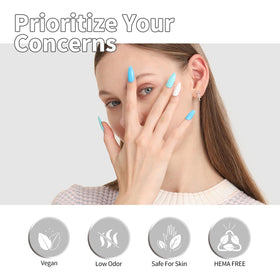 CANNI Gel Nail Polish Set in use during a home manicure