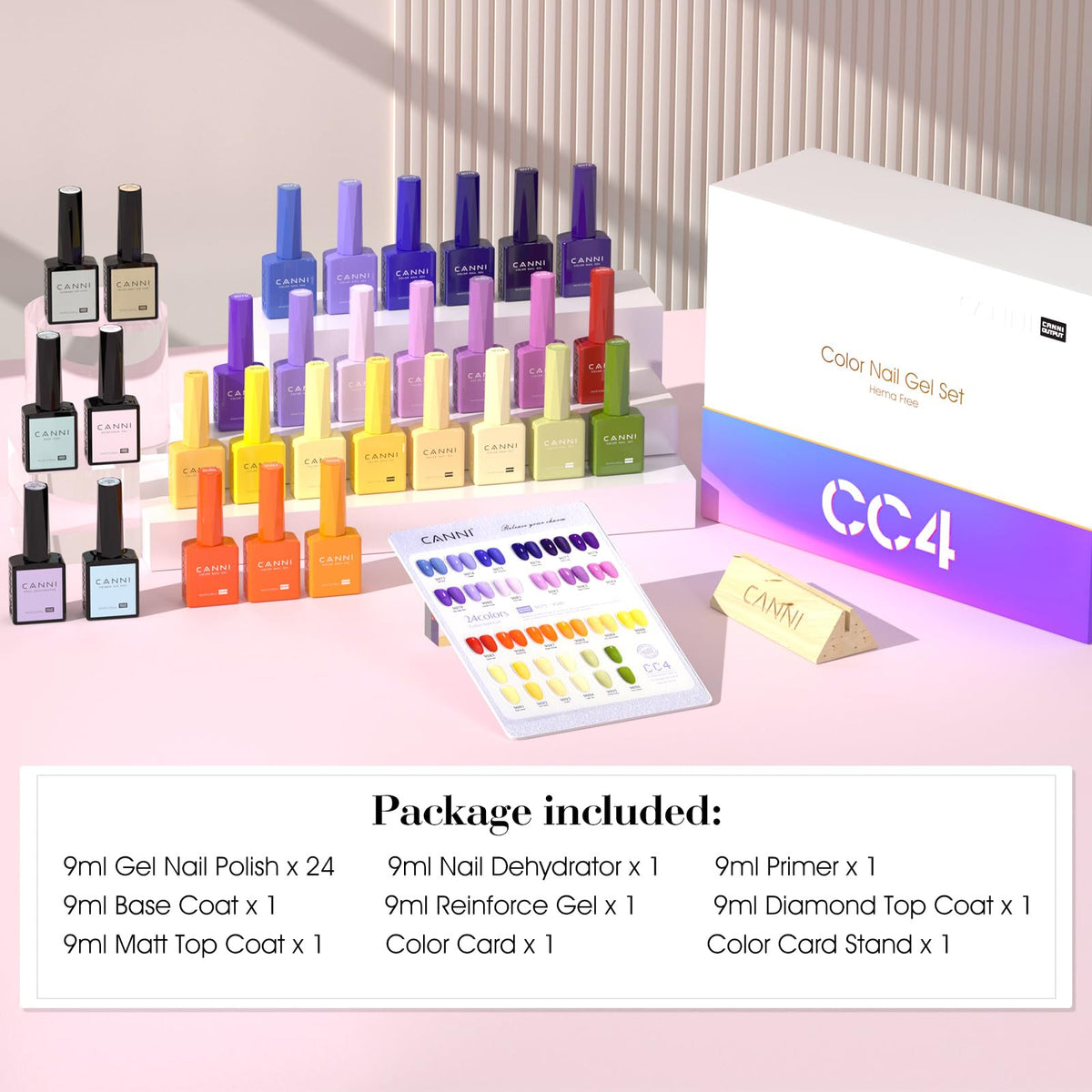CANNI gel nail polish set packaging