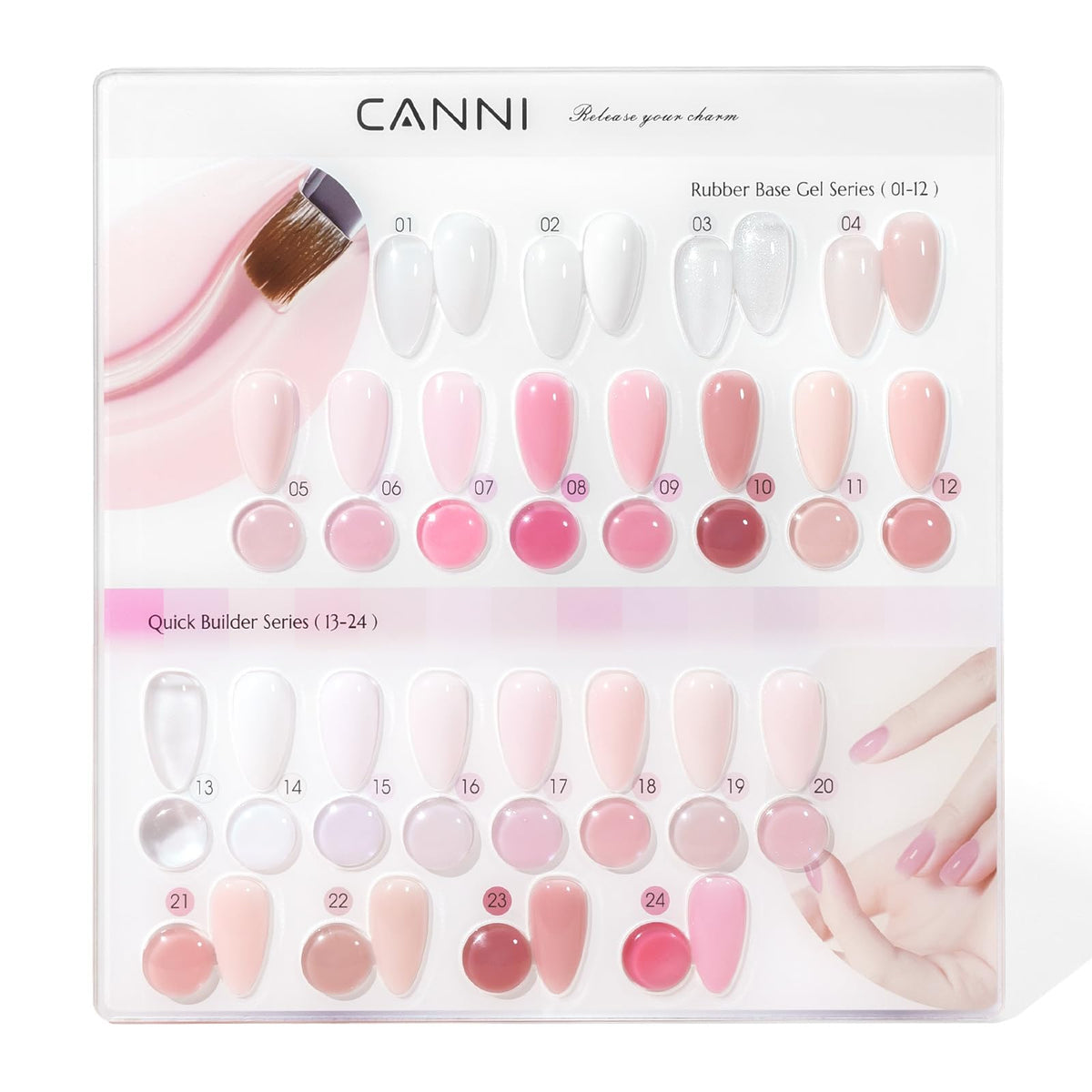 CANNI Gel Nail Polish Set packaging front view
