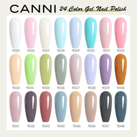 CANNI Gel Nail Polish Set packaging with 30 bottles