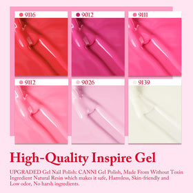 CANNI Gel Nail Polish under UV lamp curing