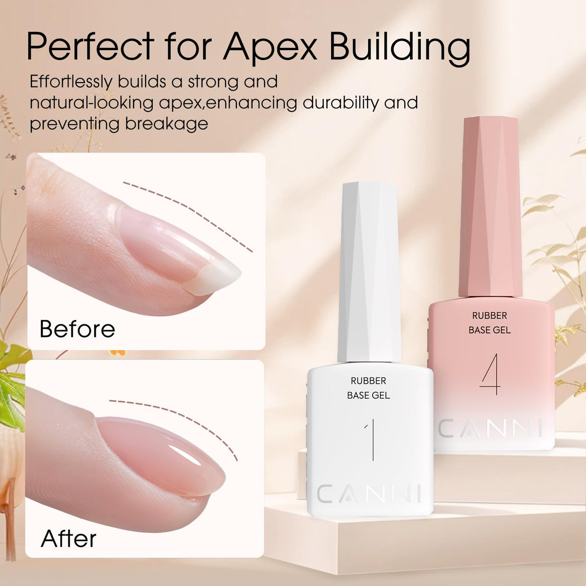 CANNI gel polish application on nails