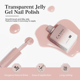 CANNI gel polish brush close-up for easy application