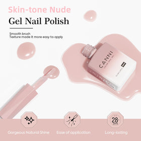 CANNI gel polish glossy finish on nails