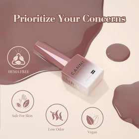 CANNI gel polish in vibrant shades displayed on a nail art table
