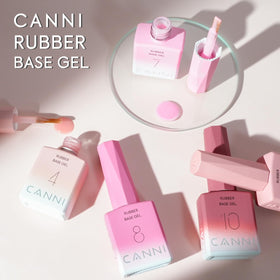 CANNI gel polish manicure setup with tools