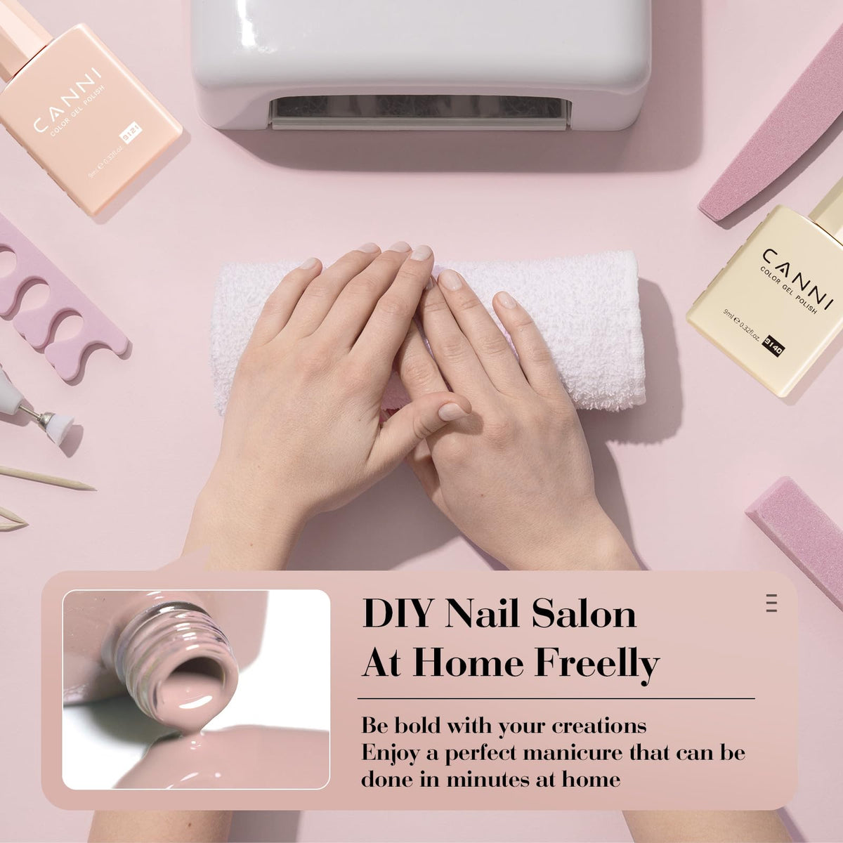 CANNI gel polish set packaging