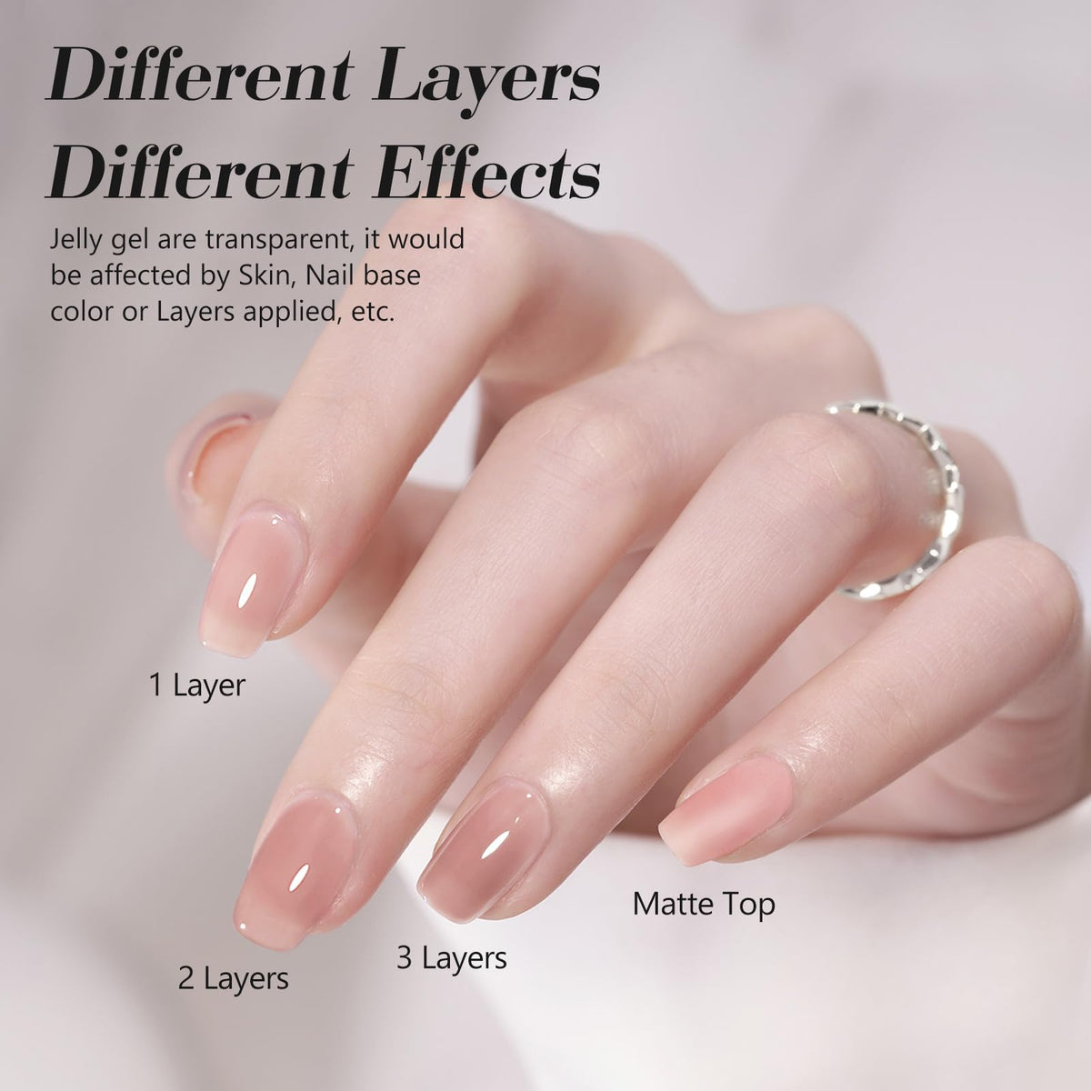 CANNI gel polish unique colour bottles with 3D crystal label