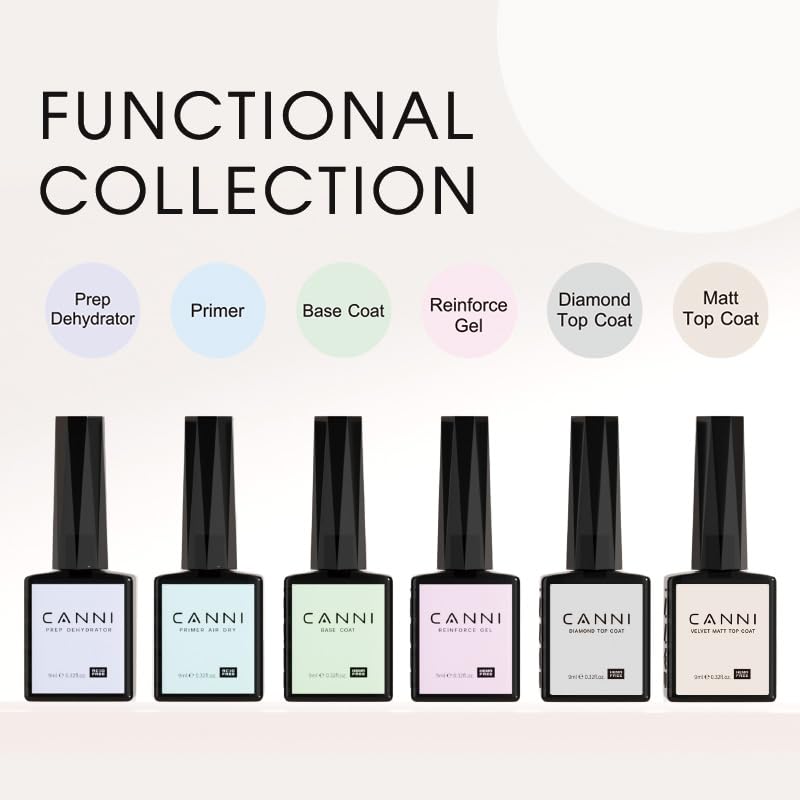 CANNI Hema-Free Diamond Gel Top Coat from the Nail Polish Set