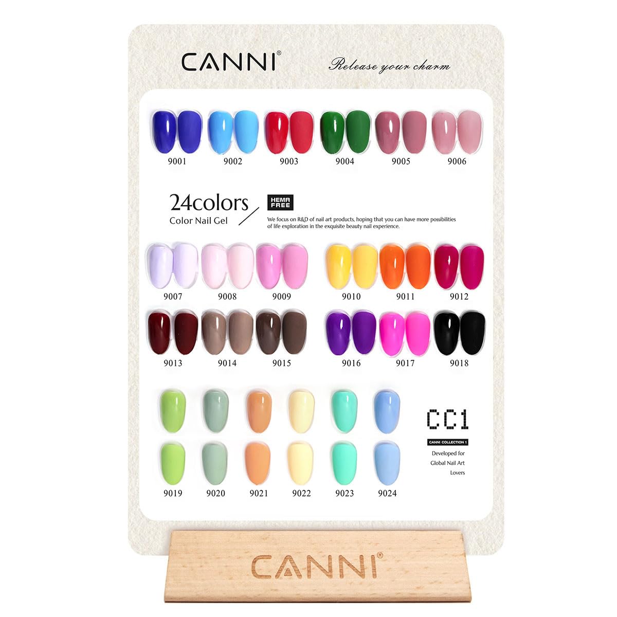 CANNI Hema-free Gel Nail Polish bottle close-up