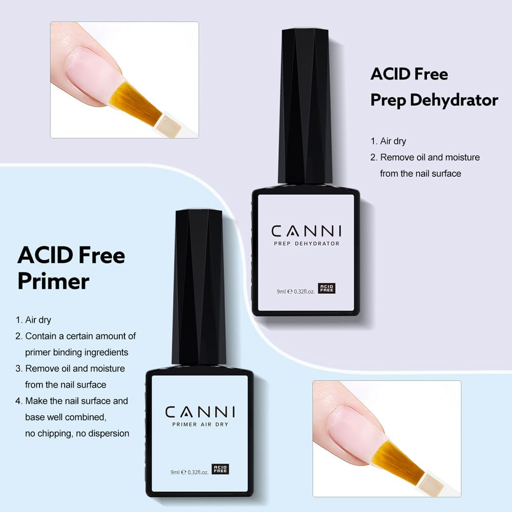 CANNI Hema-Free Gel Nail Polish vibrant colour bottles