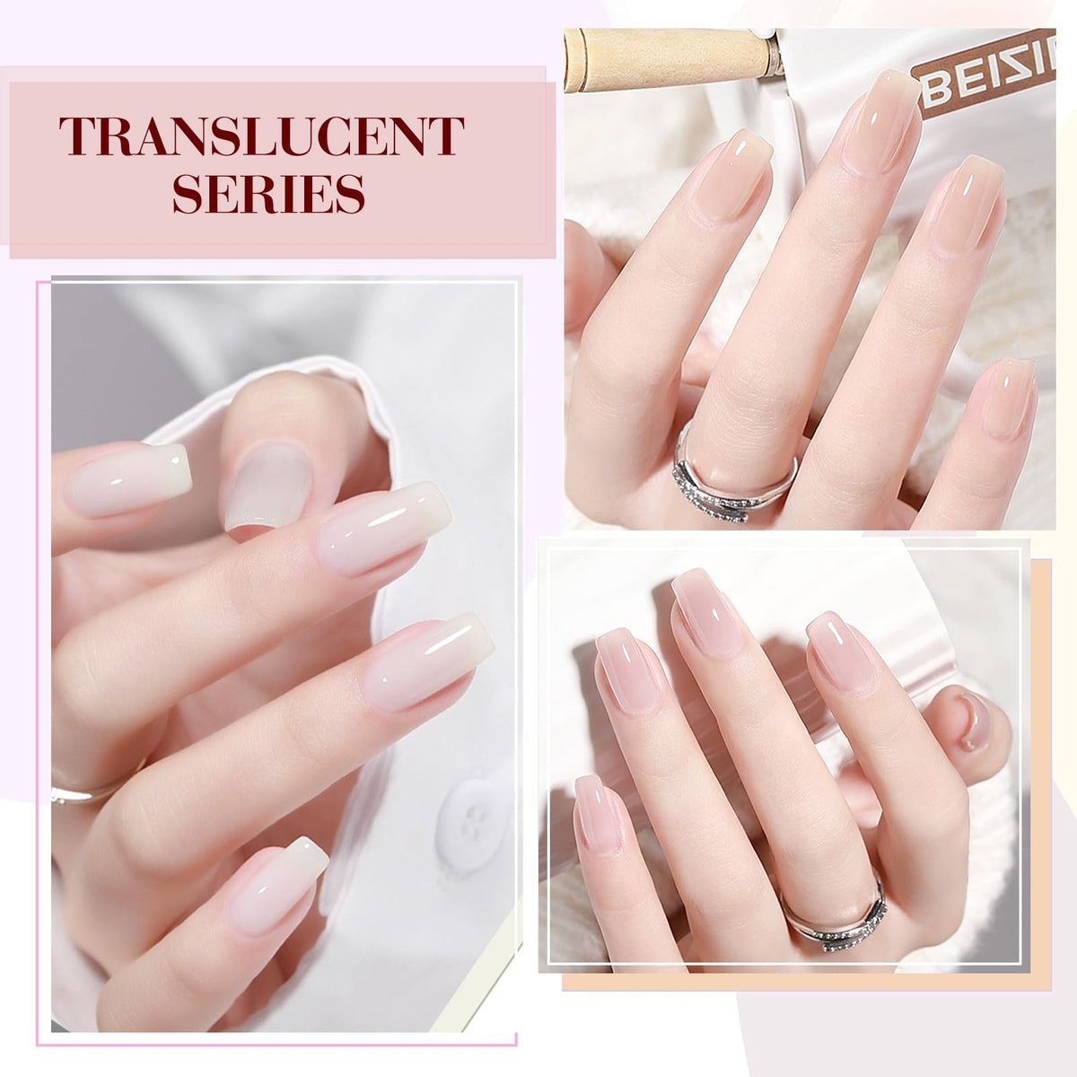 CANNI Jelly Gel Nail Polish application on nails