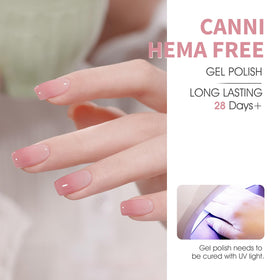 CANNI Jelly Gel Nail Polish application on nails