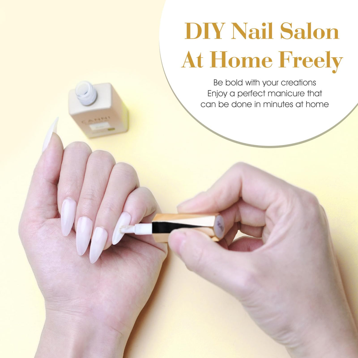 CANNI nail polish set with tools for manicure
