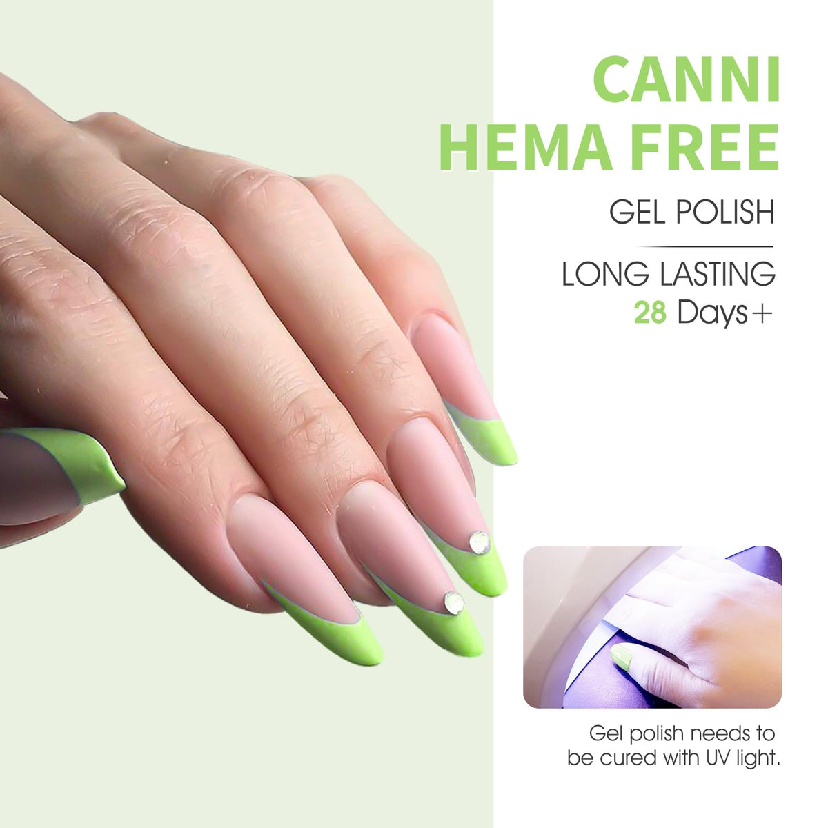 CANNI Pastel Gel Nail Polish Set packaging with decorative design
