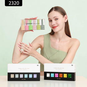 CANNI Pastel Gel Nail Polish Set with brush applicator