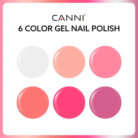 CANNI Pink Gel Nail Polish close-up of bottle design