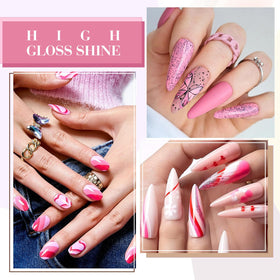 CANNI Pink Gel Nail Polish Set packaging