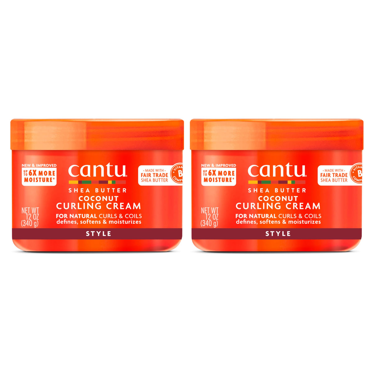 Cantu Coconut Curling Cream 12 oz front view