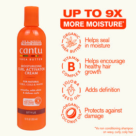 Cantu Curl Activator Cream side view showing packaging