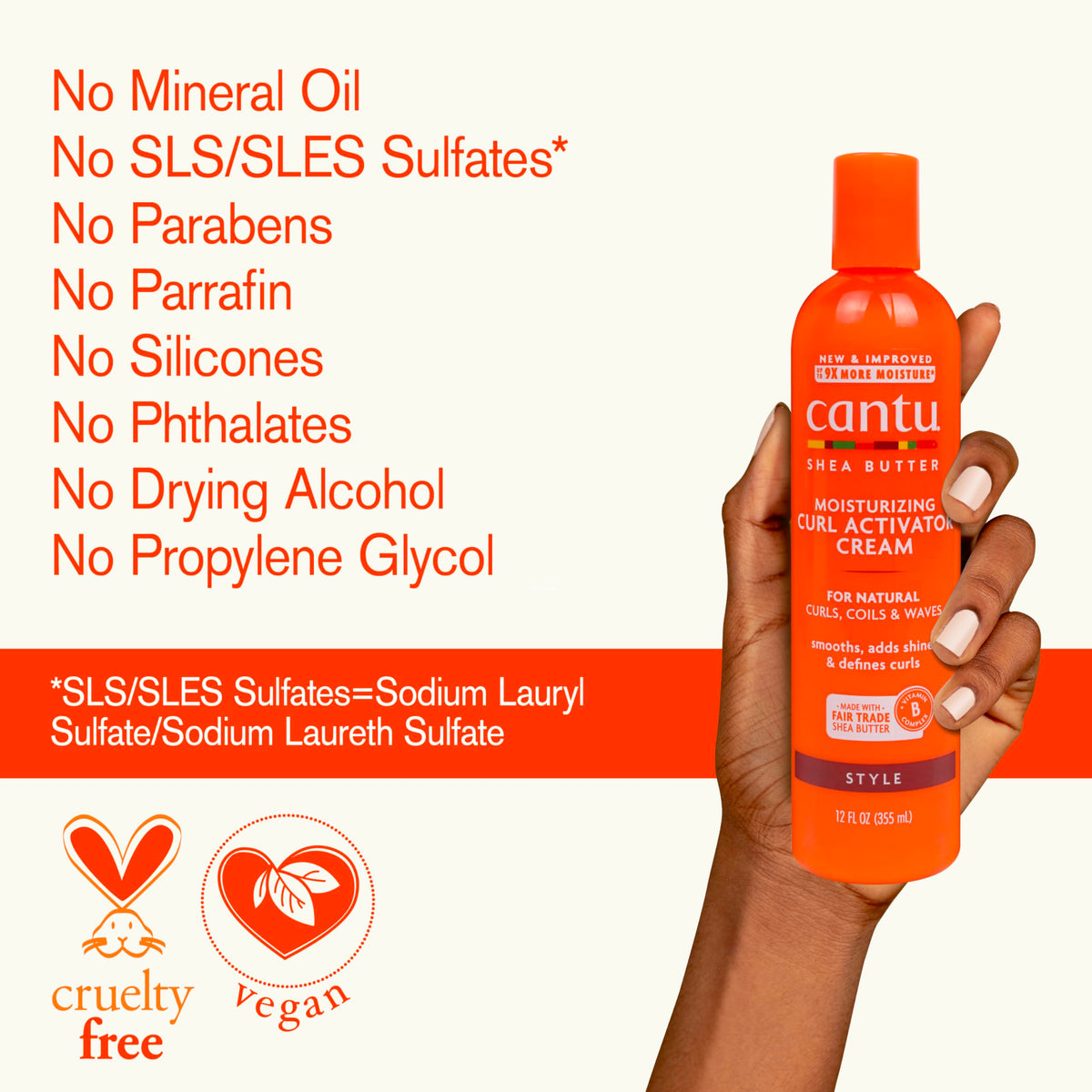 Cantu Curl Activator Cream with shea butter and oils