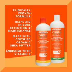 Cantu Shampoo and Conditioner set with shea butter