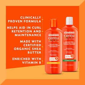 Cantu Shea Butter Conditioner bottle showcasing the texture