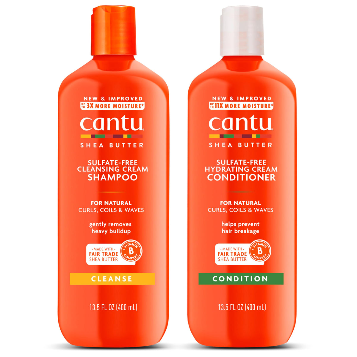 Cantu Shea Butter Shampoo 13.5 fl oz front view