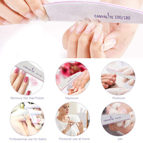 CANVALITE Nail Files in use for shaping nails