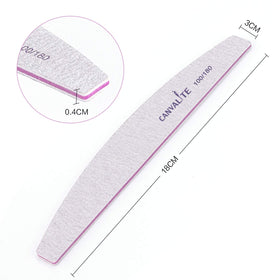 CANVALITE Nail Files showing double-sided grit 100 and 180