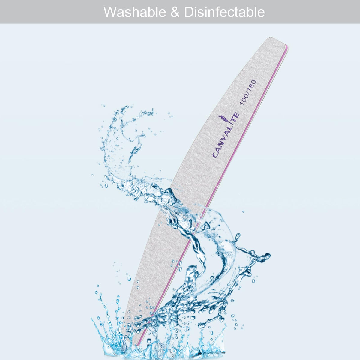 CANVALITE Nail Files with manicure tools and accessories