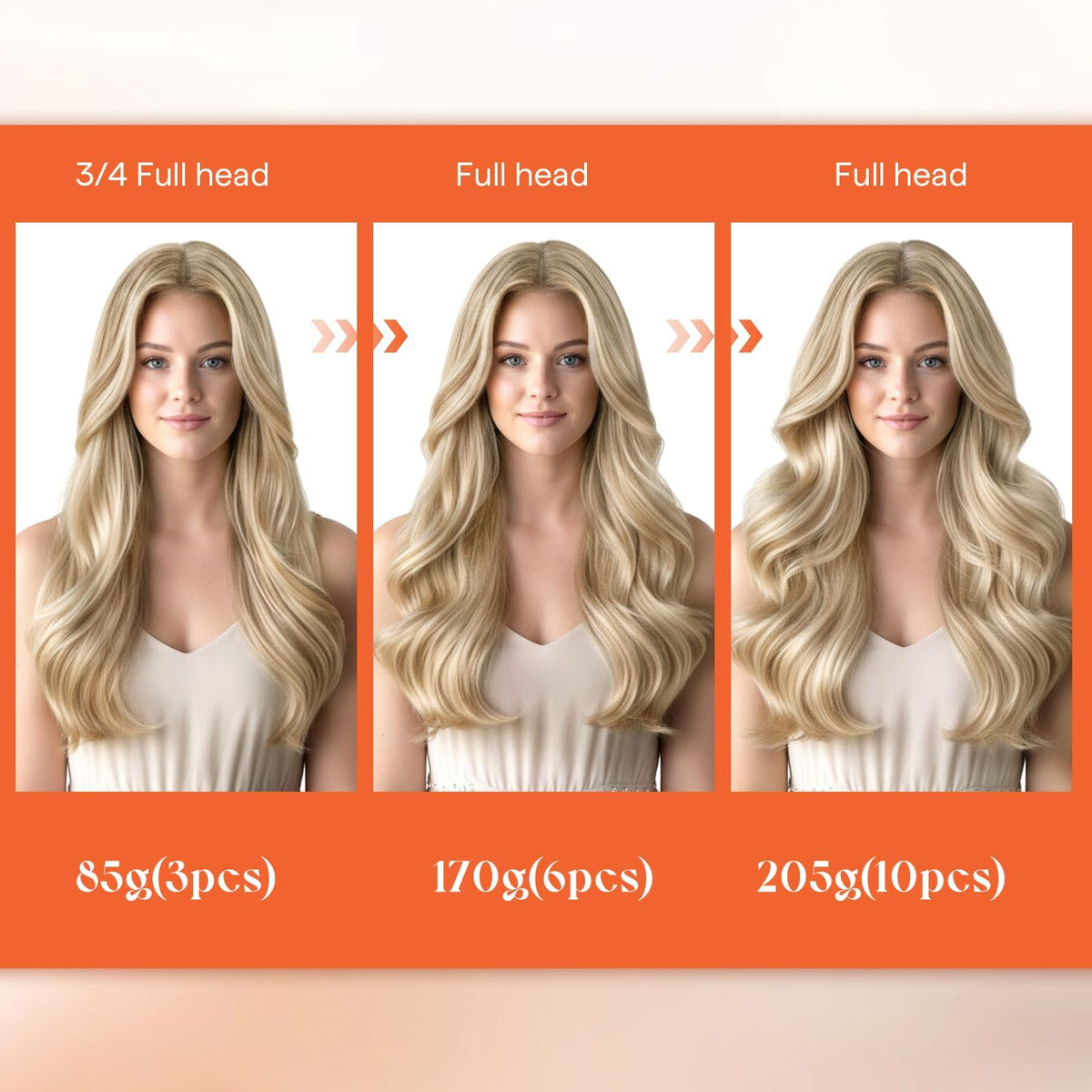 Care instructions for Sunny Hair Clip-in Extensions