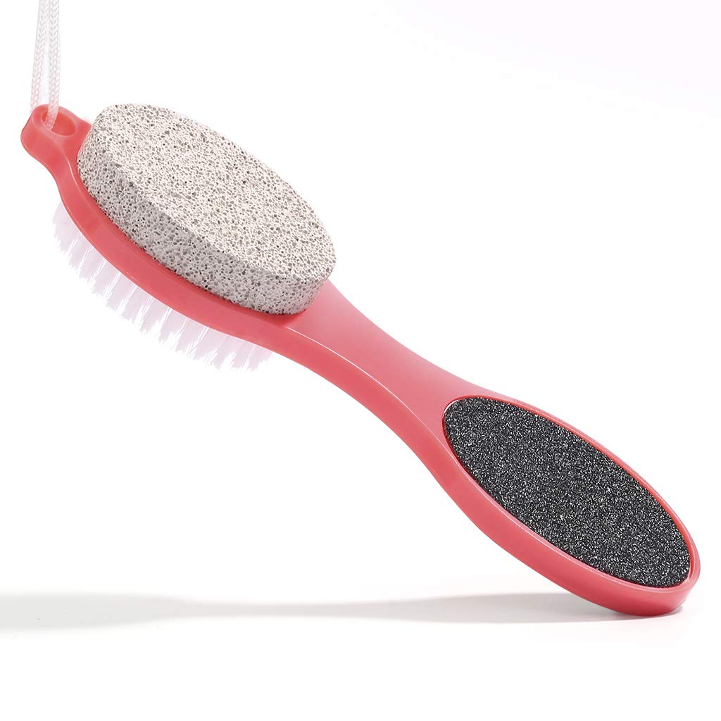 CAREHOOD Foot File Callus Remover front view with stainless steel file