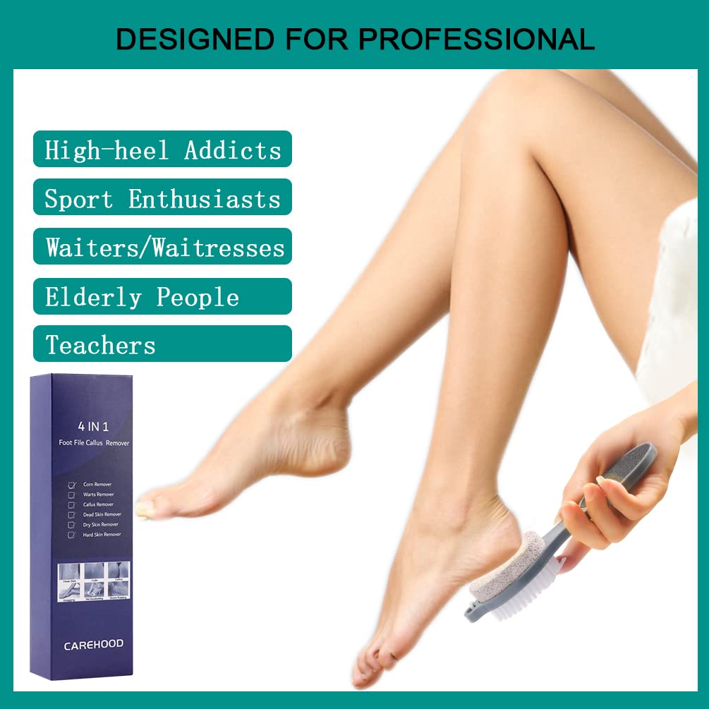 CAREHOOD Foot File cleaning brush for dead skin removal