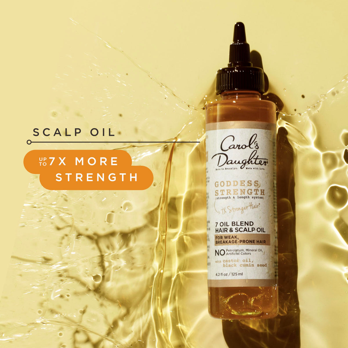 Carol's Daughter Goddess Strength 7 Oil Blend Scalp and Hair Oil with applicator tip