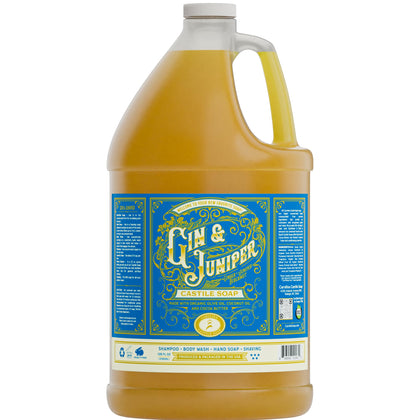 Carolina Castile Soap Gin & Juniper Scented 1 Gallon front view
