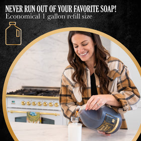 Carolina Castile Soap Liquid Body Wash Tobacco Vanilla with natural elements