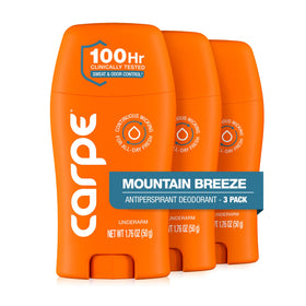 Carpe 100-Hour Antiperspirant Deodorant Mountain Breeze front view