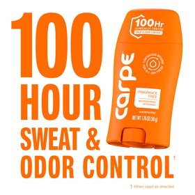 Carpe 100-Hour Antiperspirant Deodorant top view