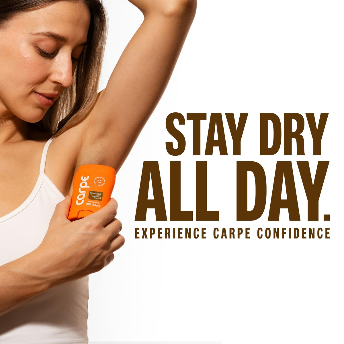 Carpe Antiperspirant Deodorant for Men Sandalwood lifestyle use
