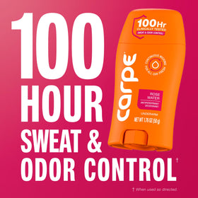 Carpe Antiperspirant Deodorant Rose Water packaging