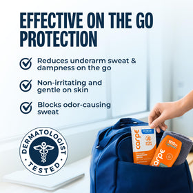 Carpe Antiperspirant Wipes bundle packaging